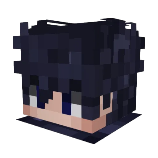 fortniteftwdaf Minecraft avatar head, 3D render