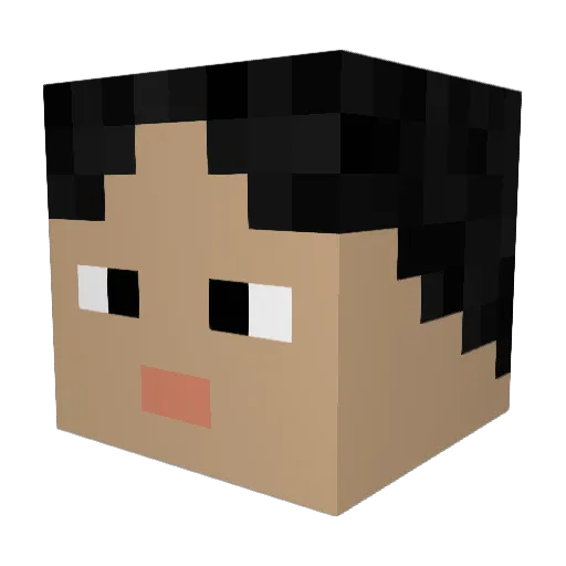 fortnitelover52 Minecraft avatar head, 3D render
