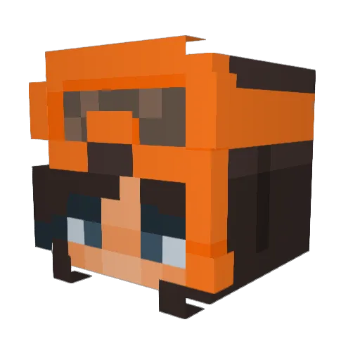 fortnitepro72 Minecraft avatar head, 3D render