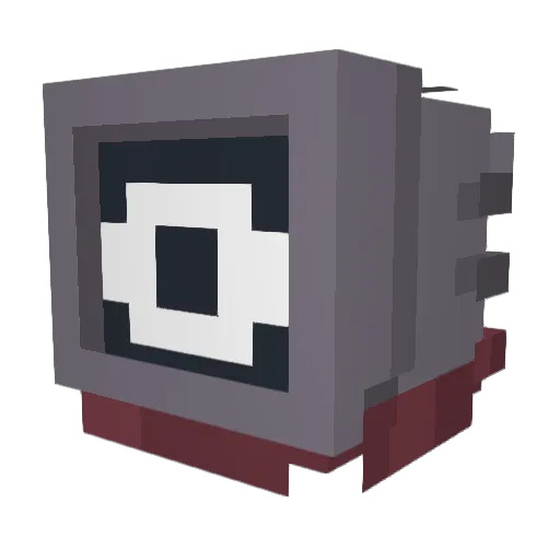fory9827 Minecraft avatar head, 3D render