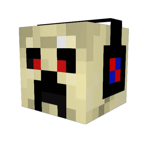 forzano Minecraft avatar head, 3D render