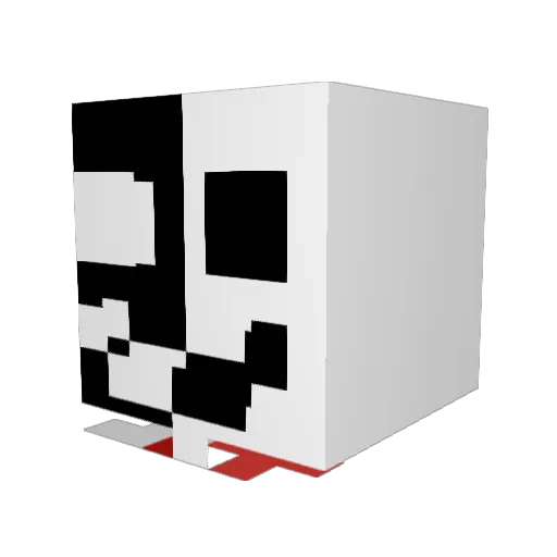 fosban999 Minecraft avatar head, 3D render
