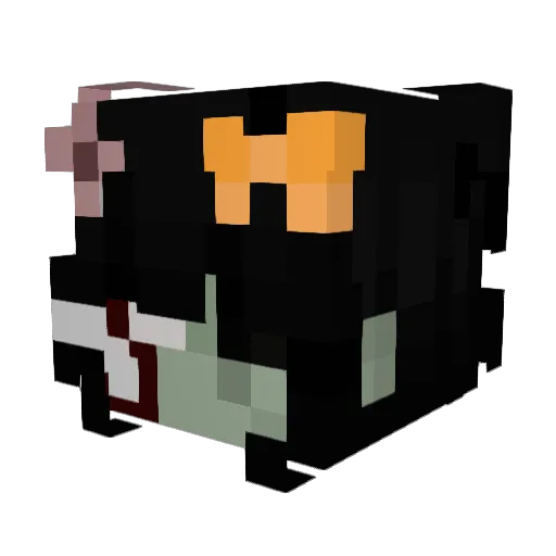 foskt Minecraft avatar head, 3D render