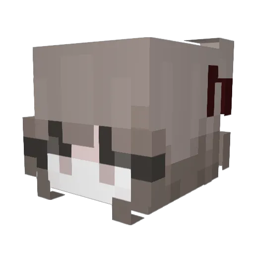 fosrom Minecraft avatar head, 3D render