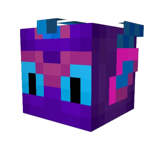 fostertheplants Minecraft avatar head, 3D render