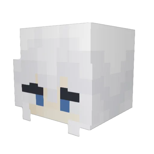 foullegacyy Minecraft avatar head, 3D render