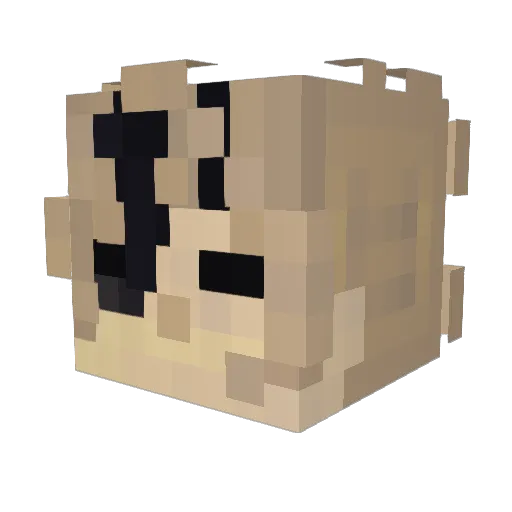 fourmis2020 Minecraft avatar head, 3D render