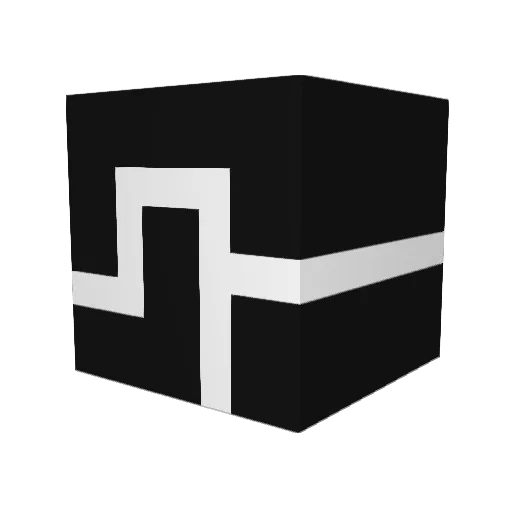 fovsd Minecraft avatar head, 3D render