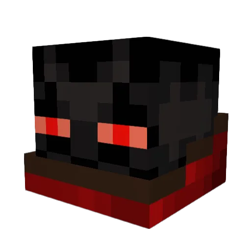 foxcar24 Minecraft avatar head, 3D render