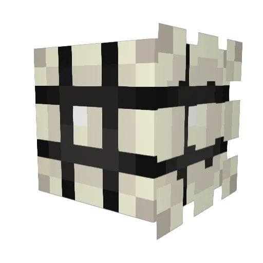 foxeoio Minecraft avatar head, 3D render
