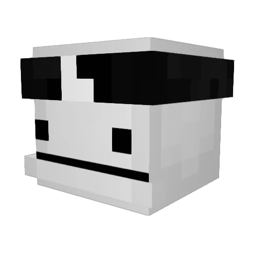 foxeyfrog Minecraft avatar head, 3D render