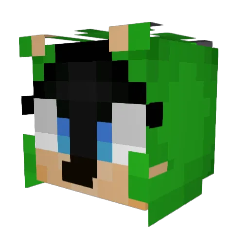 foxfirefighter6 Minecraft avatar head, 3D render