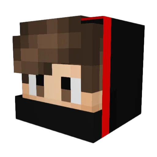 foxgraal305 Minecraft avatar head, 3D render