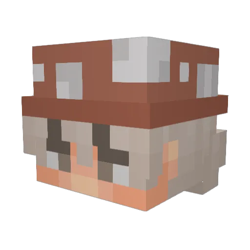 foxlady344 Minecraft avatar head, 3D render
