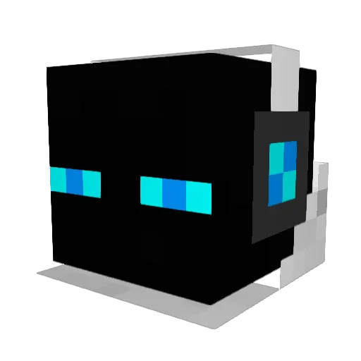 foxninja45 Minecraft avatar head, 3D render