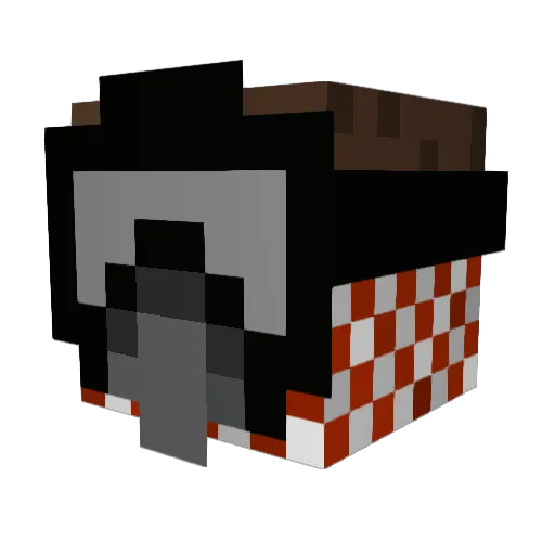 foxsnake44 Minecraft avatar head, 3D render