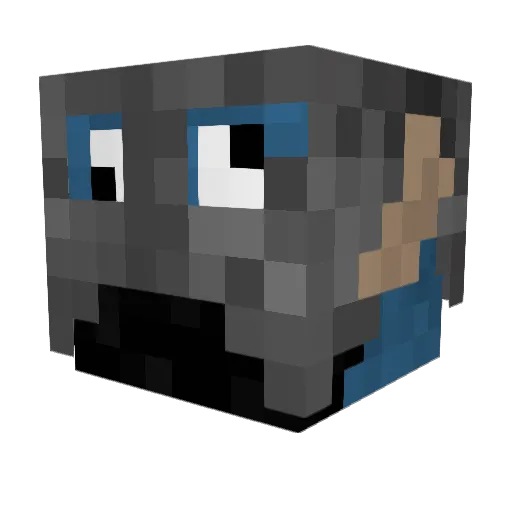 foxtrot56 Minecraft avatar head, 3D render