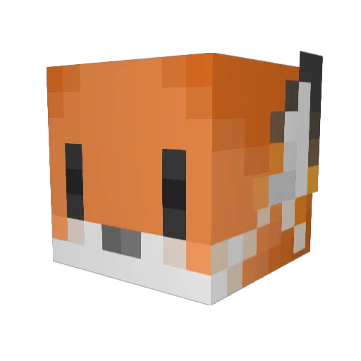 foxtrot5764 Minecraft avatar head, 3D render