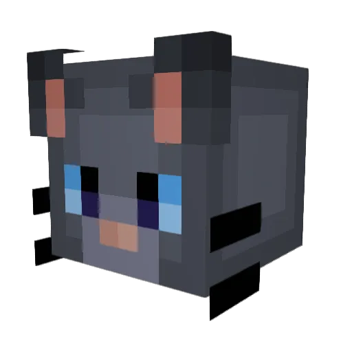 foxycleopatraxx Minecraft avatar head, 3D render