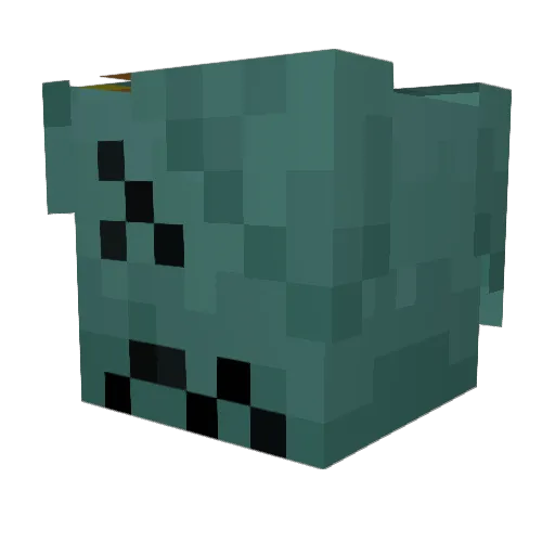 fpez Minecraft avatar head, 3D render