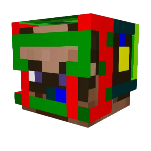 fpf2000 Minecraft avatar head, 3D render