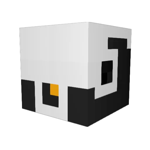 fpsight Minecraft avatar head, 3D render