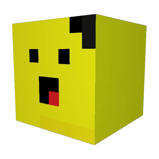 fpunkth Minecraft avatar head, 3D render