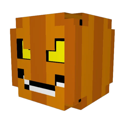 fqils Minecraft avatar head, 3D render