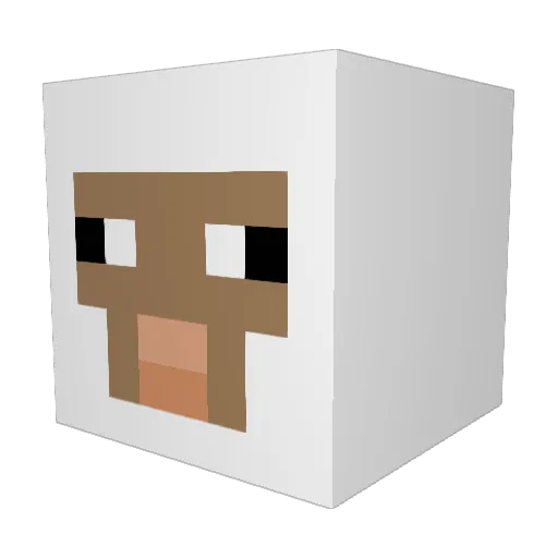 fr0sty1008 Minecraft avatar head, 3D render
