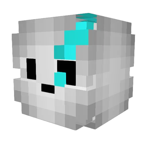 fr0styy55 Minecraft avatar head, 3D render