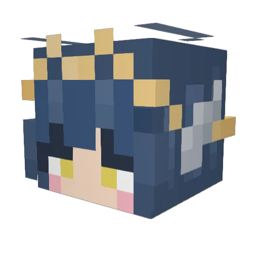 fr0tdaughter_ Minecraft avatar head, 3D render