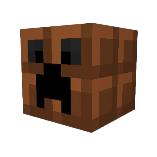 fr4ncol Minecraft avatar head, 3D render
