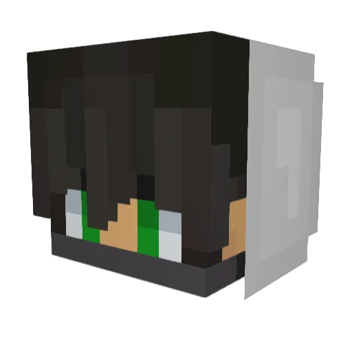 fra407 Minecraft avatar head, 3D render