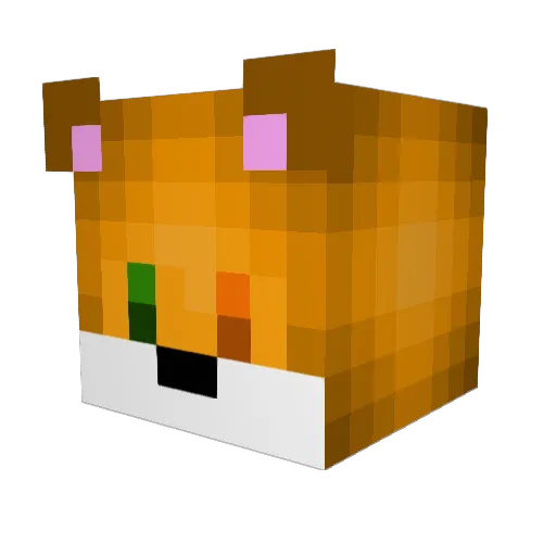 fra7fr84 Minecraft avatar head, 3D render