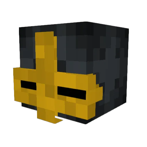 fraXure_MC Minecraft avatar head, 3D render