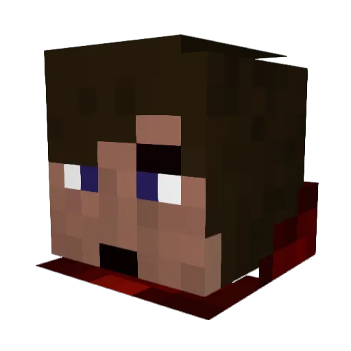 fraek435 Minecraft avatar head, 3D render