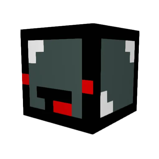 fraemarty Minecraft avatar head, 3D render