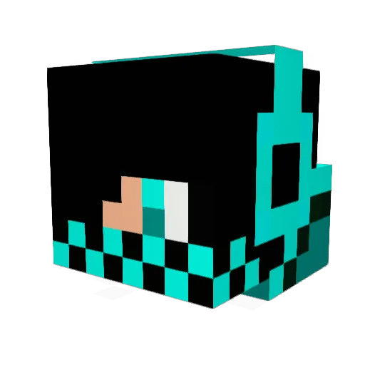 frallan08 Minecraft avatar head, 3D render