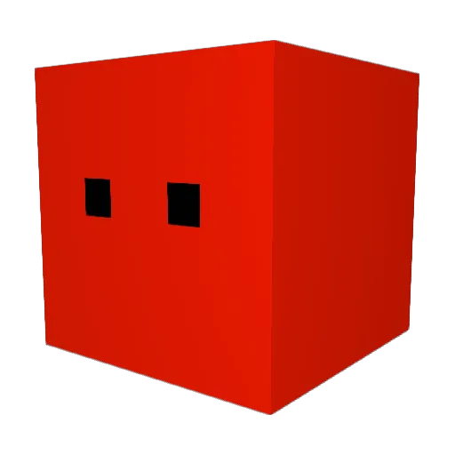 framble Minecraft avatar head, 3D render