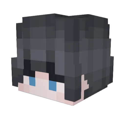 frame121 Minecraft avatar head, 3D render