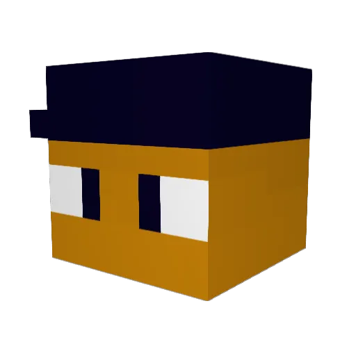 framedchris Minecraft avatar head, 3D render