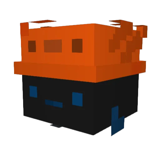 fran202276 Minecraft avatar head, 3D render