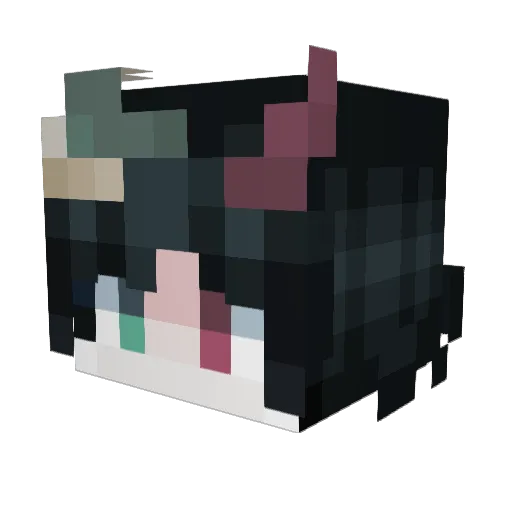 francaroland Minecraft avatar head, 3D render