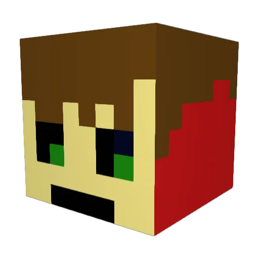francesco24b Minecraft avatar head, 3D render