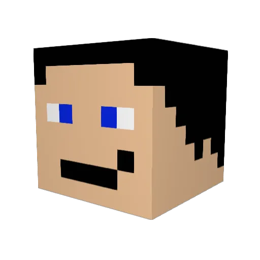 francestar13 Minecraft avatar head, 3D render