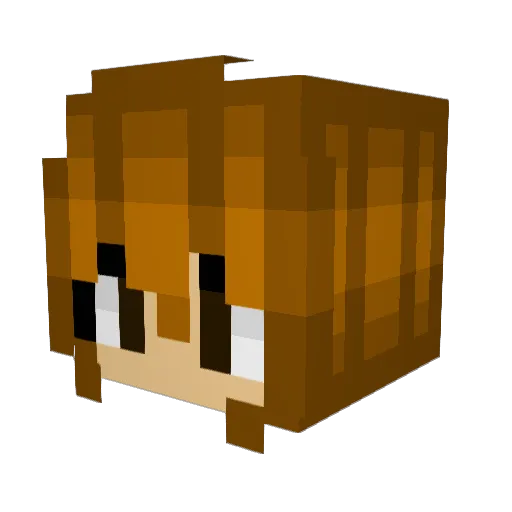 franchxi Minecraft avatar head, 3D render