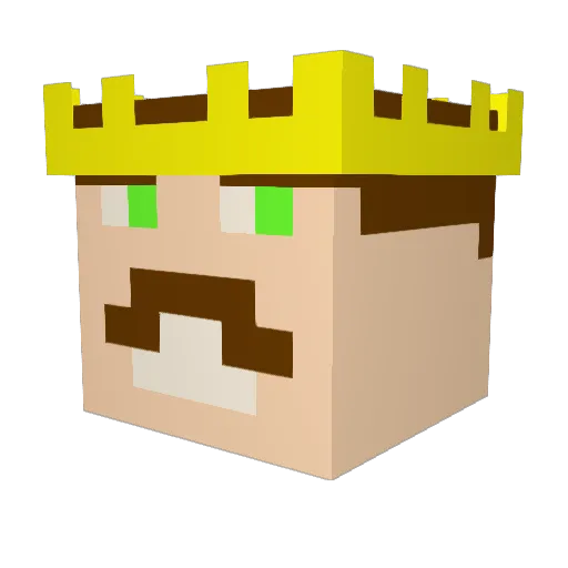 francis5948 Minecraft avatar head, 3D render