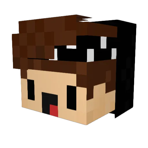franciscocamelo Minecraft avatar head, 3D render