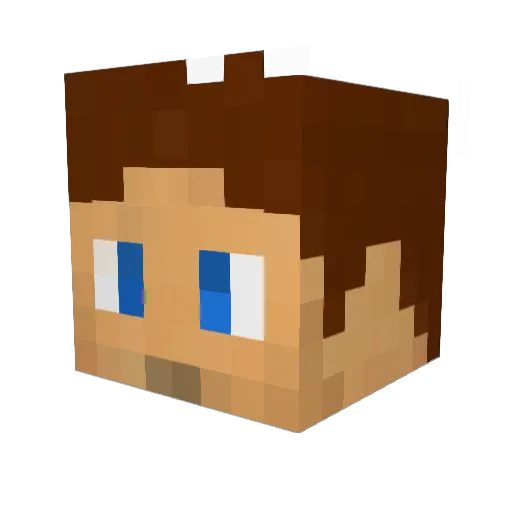 franckydu84 Minecraft avatar head, 3D render