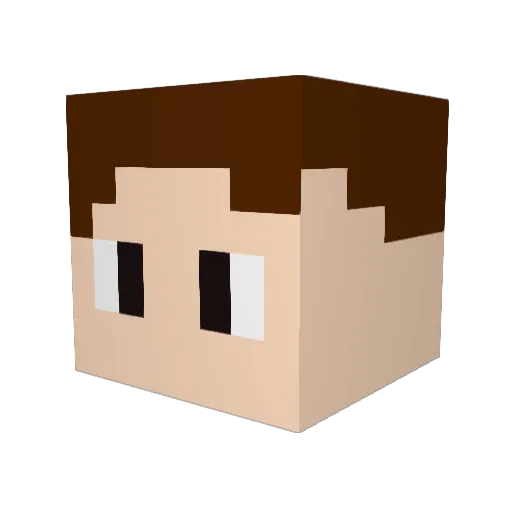 franco123779 Minecraft avatar head, 3D render